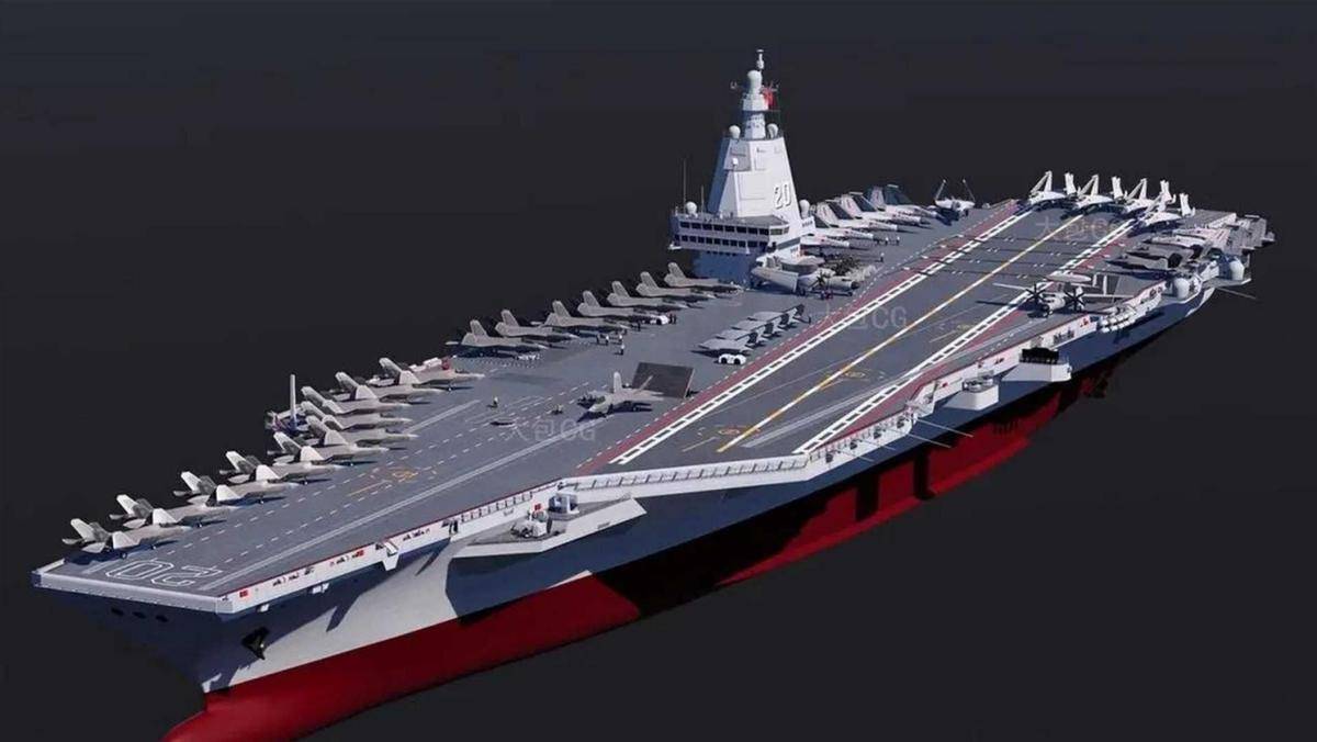 大连船厂现身12万吨巨舰分段，004核动力航母要来了？西方各路专家盯着大连造船厂